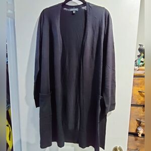 Form & Line By Universal Standard Black Knit Cardigan- Size 4XS (Fits Med)